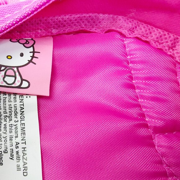 Hello Kitty Pink Backpack Adjustable Strap Two Front Pockets Two Side Pockets - Picture 5 of 10